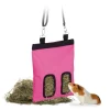 relaxdays Kleintiere<Heutasche in Pink/ Schwarz - (B)25 x (H)31 cm