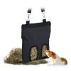 relaxdays Kleintiere<Heutasche in Schwarz - (B)25 x (H)31 cm