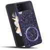 cadorabo Smartphones & Zubehör<Hülle für Samsung Galaxy Z FLIP 4 Glitzer Schutzhülle in Lila