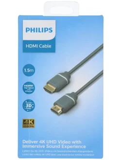 Philips Technikzubehör<HMDI-Kabel in Grau - (L)105 cm