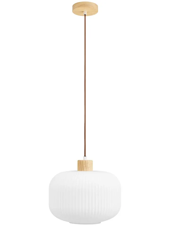 House Nordic Decken- & Hängeleuchten<Hängeleuchte "Argalo" in Weiß - (H)26 x Ø 30 cm