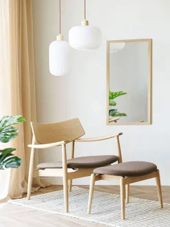 House Nordic Decken- & Hängeleuchten<Hängeleuchte "Argalo" in Weiß - (H)26 x Ø 30 cm