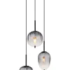 Globo lighting Decken- & Hängeleuchten<Hängeleuchte "Attila" in Schwarz - (H)120 x Ø 46 cm