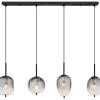 Globo lighting Decken- & Hängeleuchten<Hängeleuchte "Attila" in Schwarz - (B)100 x (H)120 cm