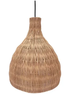lumisky Decken- & Hängeleuchten<Hängeleuchte ''Bella'' in Hellbraun - (H)38 x Ø 33 cm