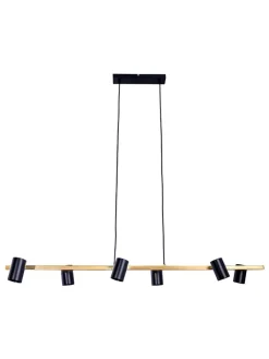 näve Decken- & Hängeleuchten<Hängeleuchte "Frida" in Gold/ Schwarz - (B)120 x (H)115 x (T)23 cm