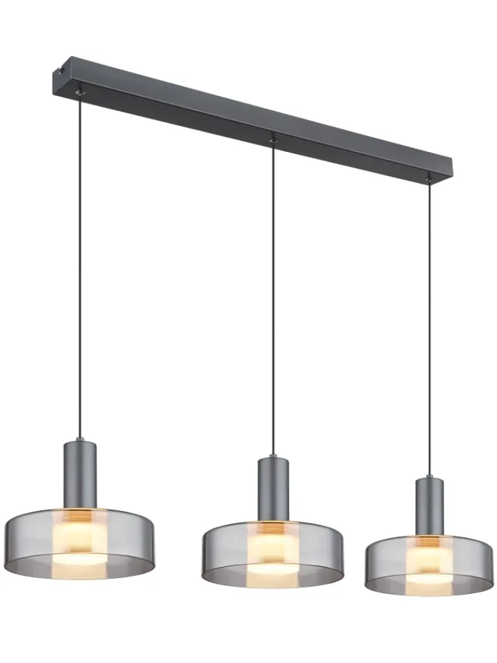 Globo lighting Decken- & Hängeleuchten<Hängeleuchte "GRANT" in gray