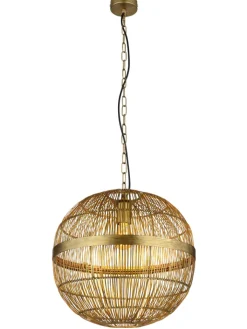 Globo lighting Decken- & Hängeleuchten<Hängeleuchte "HERMI II" in gold