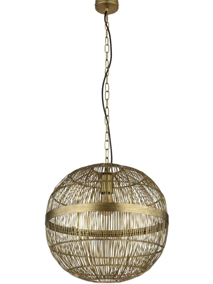 Globo lighting Decken- & Hängeleuchten<Hängeleuchte "HERMI II" in gold