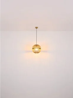 Globo lighting Decken- & Hängeleuchten<Hängeleuchte "HERMI II" in gold