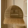 ABERTO DESIGN Decken- & Hängeleuchten<Hängeleuchte in Beige - (H)70 x Ø 30 cm