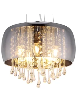 Globo lighting Decken- & Hängeleuchten<Hängeleuchte in Grau - (H)120 x Ø 35 cm