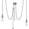 Globo lighting Decken- & Hängeleuchten<Hängeleuchte in Kupfer - (H)200 x Ø 12 cm
