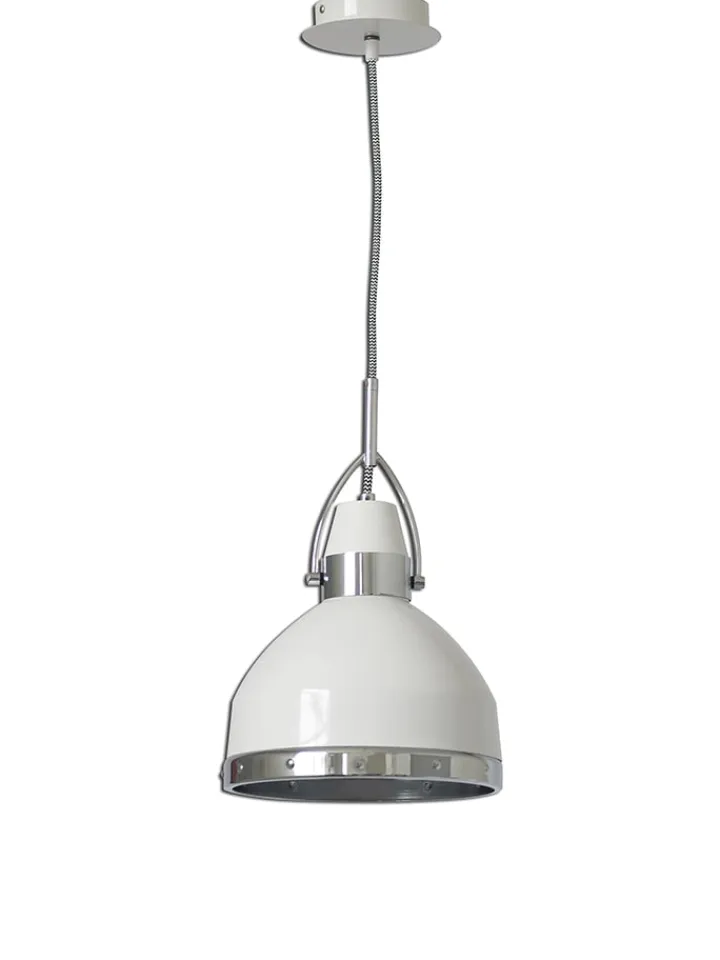 näve Decken- & Hängeleuchten<Hängeleuchte in Weiß - Ø 22,8 cm