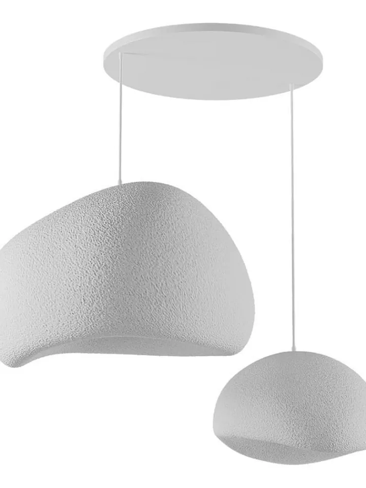 ABERTO DESIGN Decken- & Hängeleuchten<Hängeleuchte in Weiß - (B)75 x (H)120 cm