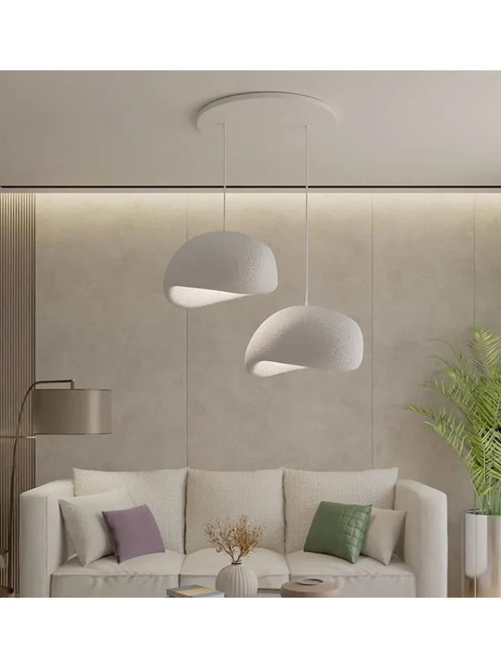Opviq Decken- & Hängeleuchten<Hängeleuchte in Weiß - (B)60 x (H)120 cm
