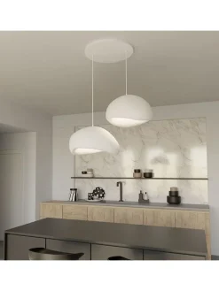 Opviq Decken- & Hängeleuchten<Hängeleuchte in Weiß - (B)60 x (H)120 cm