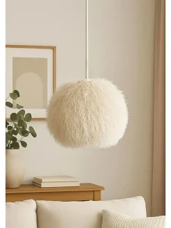 ABERTO DESIGN Decken- & Hängeleuchten<Hängeleuchte in Weiß - (H)75 x Ø 35 cm