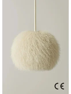 ABERTO DESIGN Decken- & Hängeleuchten<Hängeleuchte in Weiß - (H)75 x Ø 35 cm