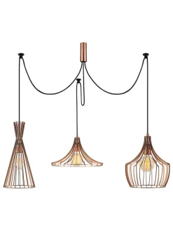 ABERTO DESIGN Decken- & Hängeleuchten<Hängeleuchte "Mezopotamya" in Kupfer - Ø 114 cm