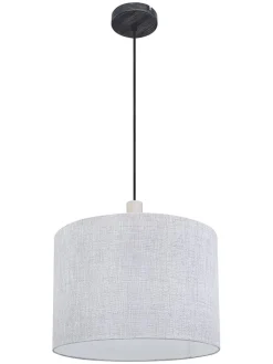 Globo lighting Decken- & Hängeleuchten<Hängeleuchte "Roger" in Grau - (H)120 x Ø 40 cm