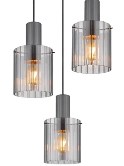 Globo lighting Decken- & Hängeleuchten<Hängeleuchte "TULIVAR" in gray