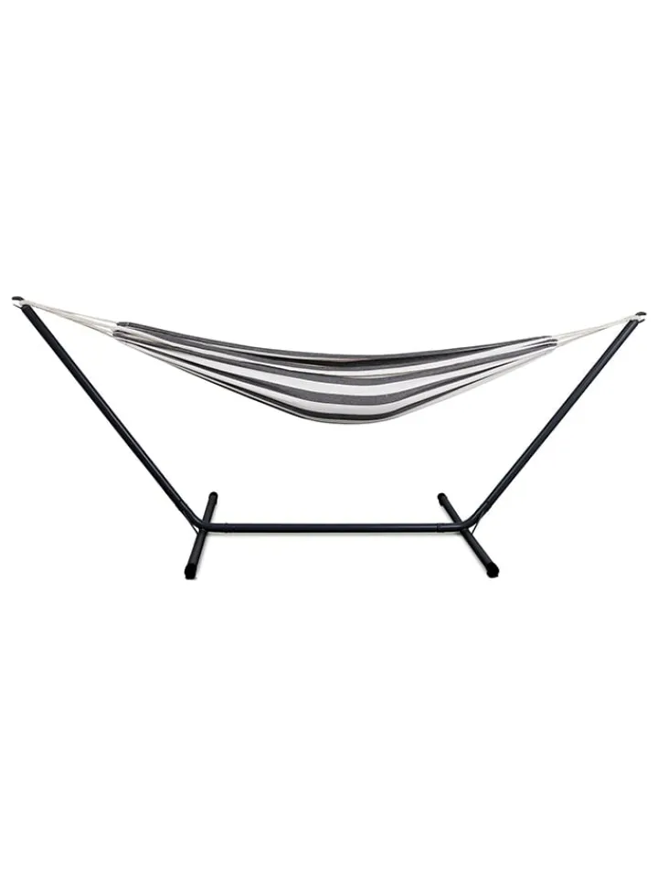 Lifa Living Gartenmöbel<Hängematte in Schwarz/ Weiß - (B)290 x (H)100 x (T)100 cm