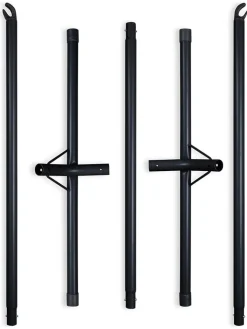 Lifa Living Gartenmöbel<Hängematte in Schwarz/ Weiß - (B)290 x (H)100 x (T)100 cm