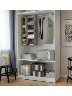 Compactor Garderoben<Hängeregal in Beige - (B)30 x (H)94 x (T)30 cm