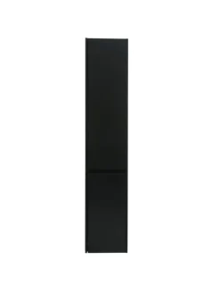 MCW Badezimmermöbel<Hängeschrank L86 2 Türen 3 Fächer, Schwarz
