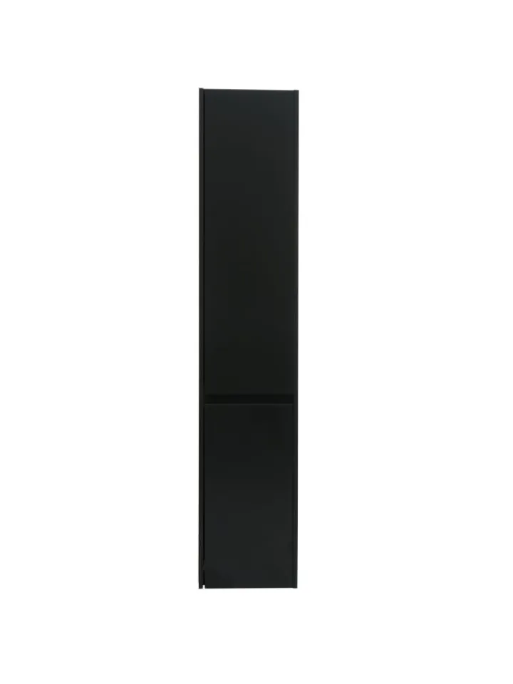 MCW Badezimmermöbel<Hängeschrank L86 2 Türen 3 Fächer, Schwarz