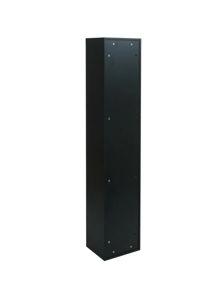MCW Badezimmermöbel<Hängeschrank L86 2 Türen 3 Fächer, Schwarz