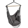 Beliani Gartenmöbel<Hängesessel BONEA in Grau - (W) 95 x (H) 125 x (L) 55 cm
