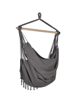 Beliani Gartenmöbel<Hängesessel BONEA in Grau - (W) 95 x (H) 125 x (L) 55 cm