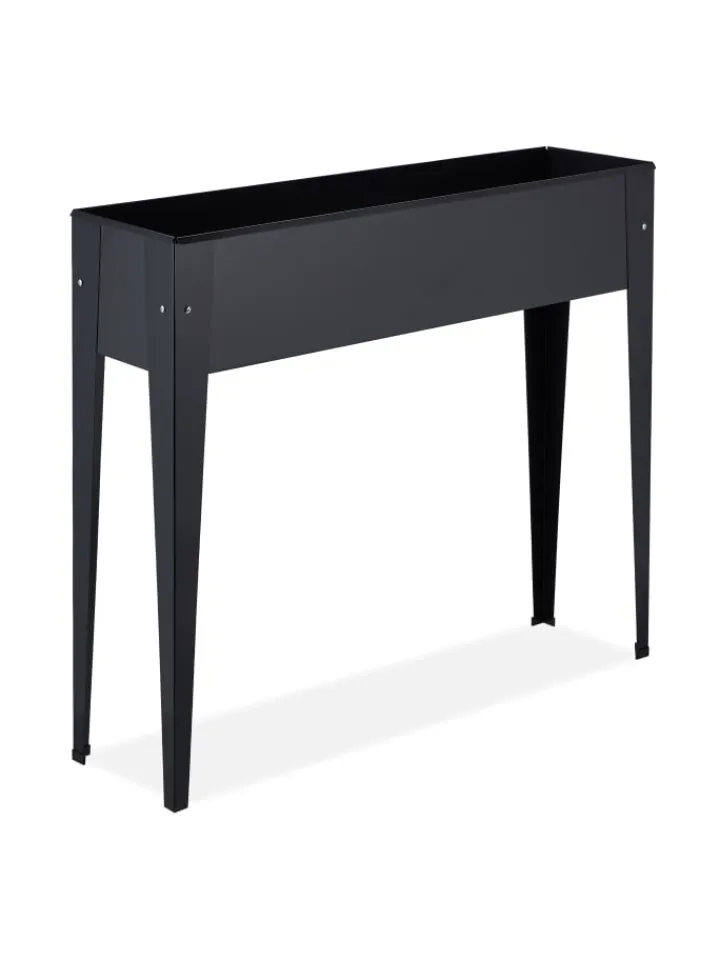 relaxdays Pflanzen & Zubehör<Hochbeet in Schwarz - (B)99 x (H)83 x (T)26 cm