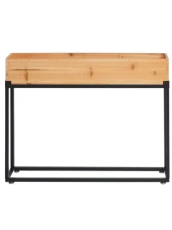 MCW Pflanzen & Zubehör<Hochbeet L32, Gestell schwarz, naturfarben