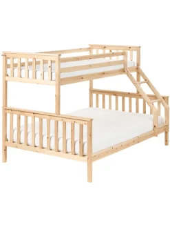 Beliani Betten & Matratzen<Hochbett BIERNE in Braun - (W) 149 x (H) 150 x (L) 210 cm