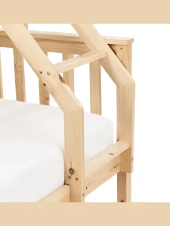 Beliani Betten & Matratzen<Hochbett BIERNE in Braun - (W) 149 x (H) 150 x (L) 210 cm