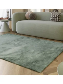 ESPRIT Teppiche & Fußmatten<Hochflorteppich Alice in Salbei Grün