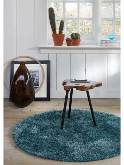 ESPRIT Teppiche & Fußmatten<Hochflor-Teppich "Cosy Glamour 2.0" in Türkis