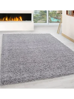 Mioli Teppiche & Fußmatten<Hochflor-Teppich "Life" in Grau