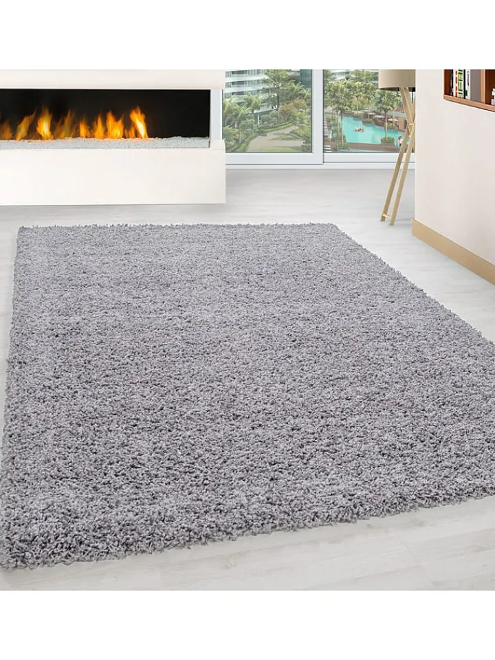 Mioli Teppiche & Fußmatten<Hochflor-Teppich "Life" in Grau