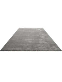 Homie Living Teppiche & Fußmatten<Hochflor-Teppich "Sienna" in Grau