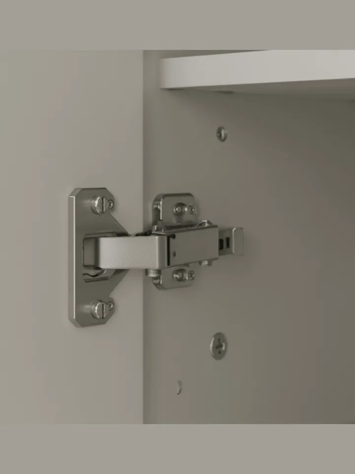 KADIMA DESIGN Badezimmermöbel<Hochschrank HAMBURG Soft-Close Badschrank schmal Badregal in Steingrau
