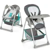 Hauck Babymöbel<Hochstuhl & Babyliege Sit'n Relax - Hear in grau,gruen