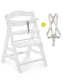 Hauck Babymöbel<Hochstuhl Alpha Plus - White in weiss