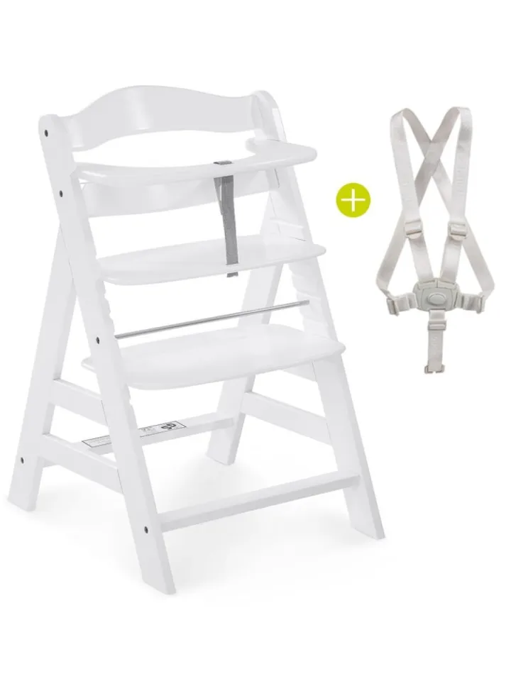 Hauck Babymöbel<Hochstuhl Alpha Plus - White in weiss
