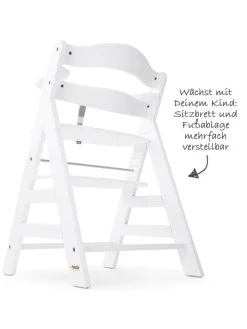 Hauck Babymöbel<Hochstuhl Alpha Plus - White in weiss