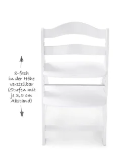 Hauck Babymöbel<Hochstuhl Alpha Plus - White in weiss