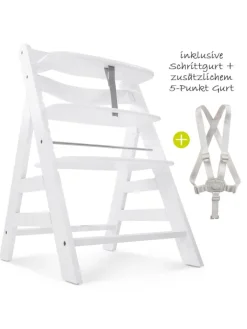 Hauck Babymöbel<Hochstuhl Alpha Plus - White in weiss
